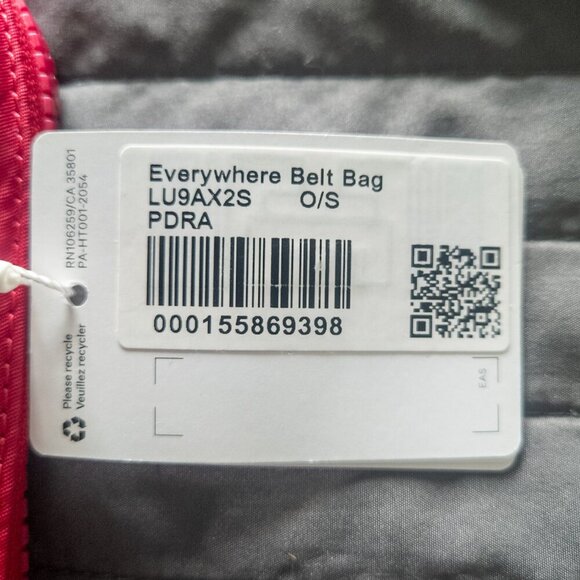 NWT Lululemon Everywhere Belt Bag 1L - Pink Dragonfruit - Picture 6 of 8